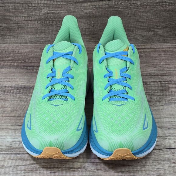 Hoka One One Clifton 9 Men\'s Sz 15 D Zest Lime Glow Running Shoes (1127895 ZLGL) main image 6